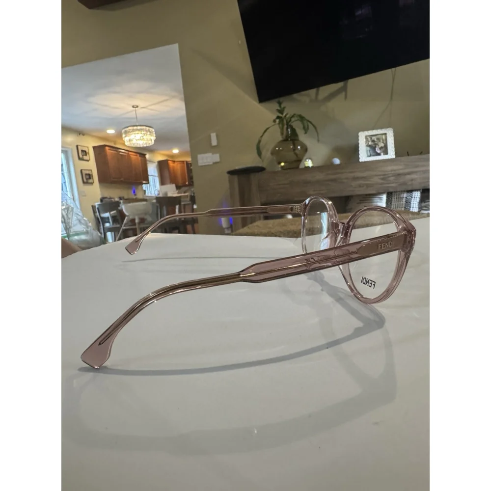 Fendi Pink Eyeglasses FE50015I 51-19 140 Made In Italy Women's